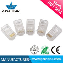 Retractable rj45 ethernet lan cable connector